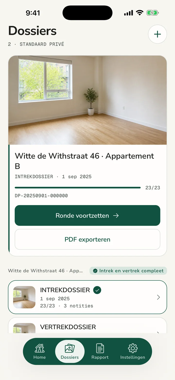 Maak een foto, controleer hem en bewaar hem